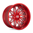 XD Wheels XD859 Gunner 22x12 Candy Red Milled -44mm ET 106.1mm CB 6x135/6x139.7 wheel