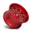 XD Wheels XD859 Gunner 20x10 Candy Red Milled -18mm ET 78.1mm CB 5x127/5x139.7 wheel