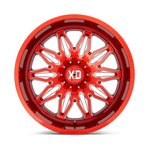 XD Wheels XD859 Gunner 20x10 Candy Red Milled -18mm ET 78.1mm CB 5x127/5x139.7 wheel