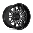 XD Wheels XD859 Gunner 20x10 Gloss Black Machined w/Gray Tint -18mm ET 78.1mm CB 5x127/5x139.7 wheel