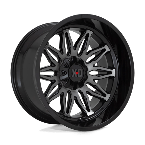 XD Wheels XD859 Gunner 20x10 Gloss Black Machined w/Gray Tint -18mm ET 78.1mm CB 5x127/5x139.7 wheel