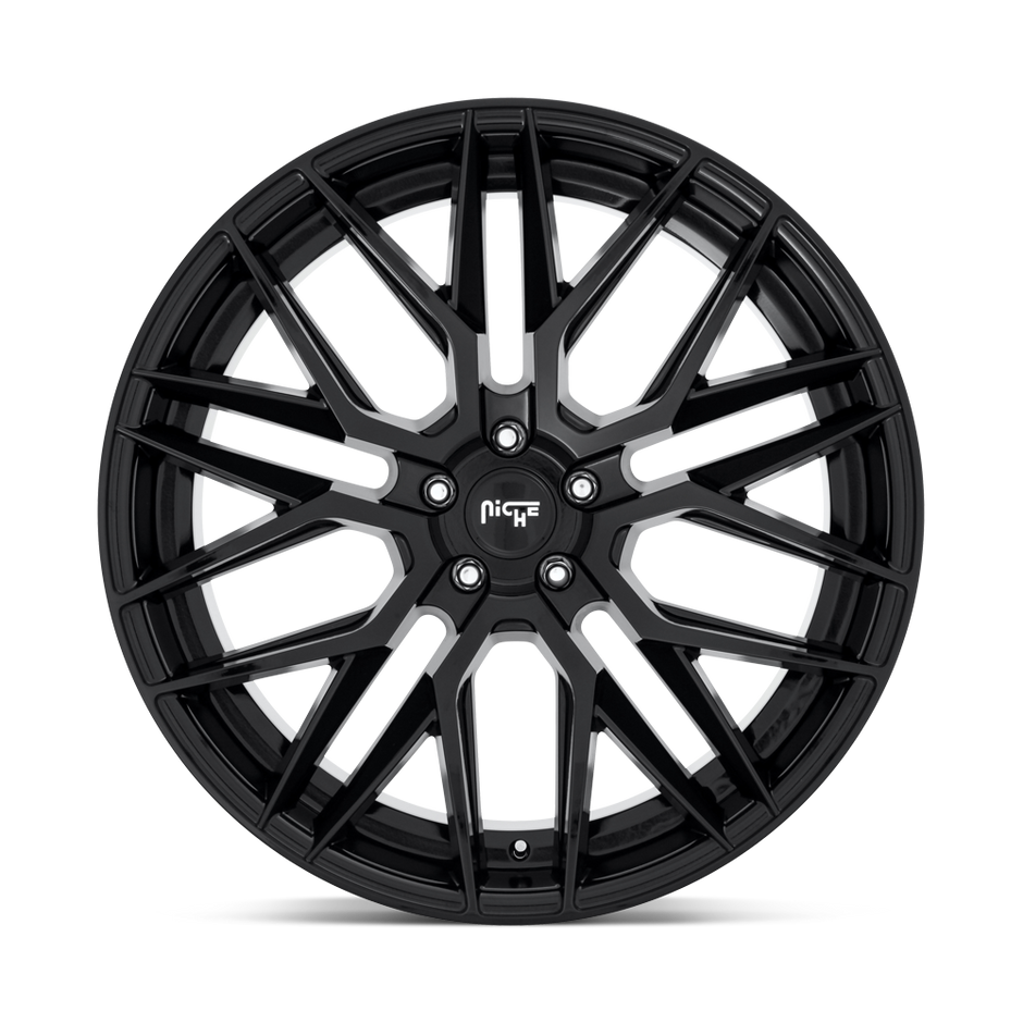 Niche M224 Gamma 24x10 Gloss Black 35mm ET 84.1mm CB 5x130