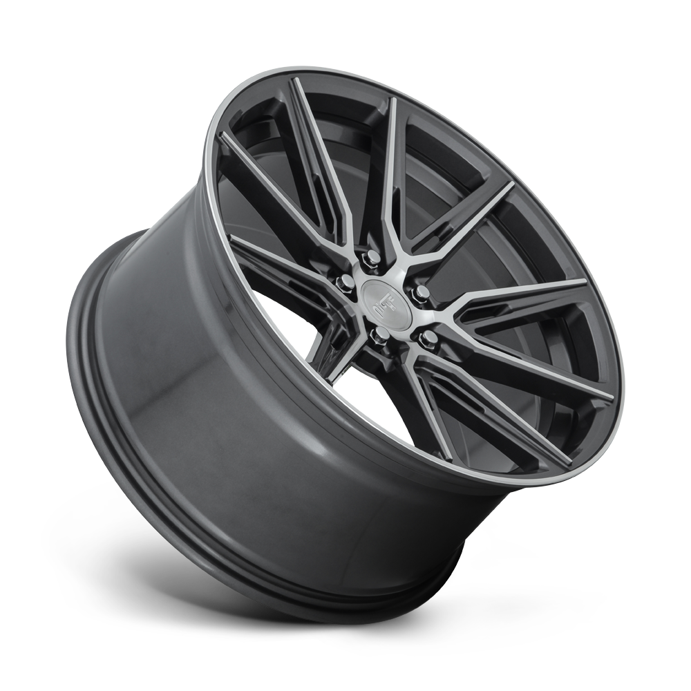 Niche M220 Gemello 20x10.5 Gloss Anthracite Machined 20mm ET 71.5mm CB 5x115