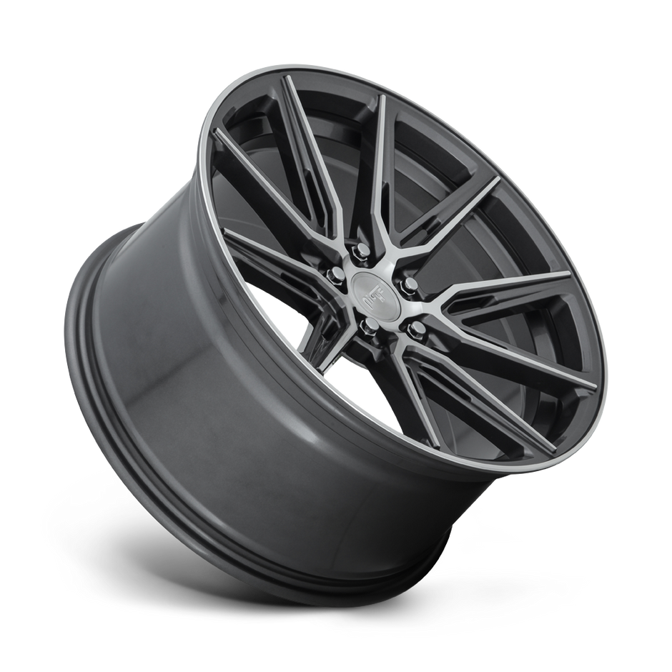 Niche M220 Gemello 20x10.5 Gloss Anthracite Machined 20mm ET 71.5mm CB 5x115