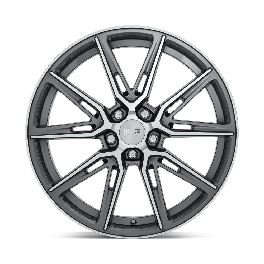 Niche M220 Gemello 20x10.5 Gloss Anthracite Machined 20mm ET 71.5mm CB 5x115