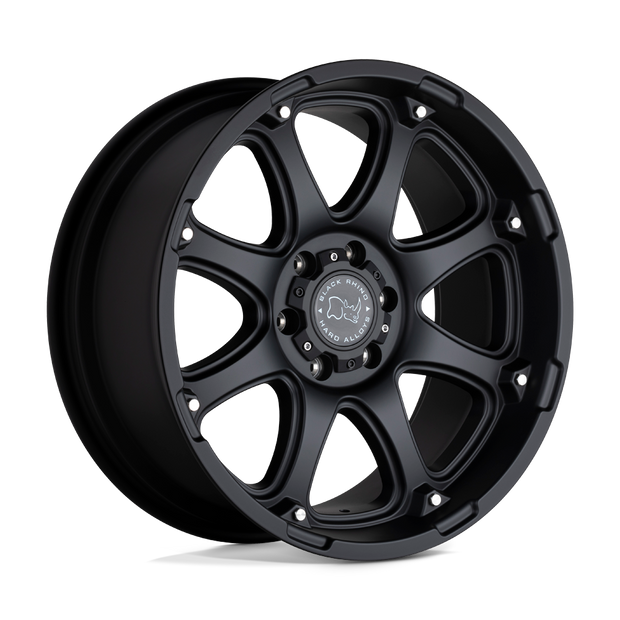 Black Rhino Hard Alloys Glamis 17x9 Matte Black -12mm ET 78.1mm CB 5x127
