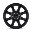 Black Rhino Hard Alloys Glamis 17x9 Matte Black 12mm ET 112.1mm CB 6x139.7