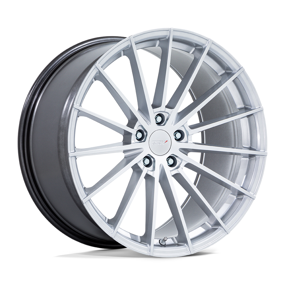 TSW TW005 Goodwood 19x10.5 Hyper Silver 25mm ET 72.56mm CB 5x114.3