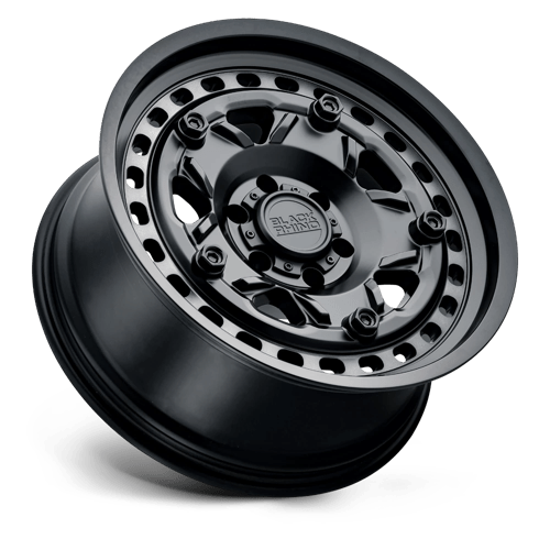 Black Rhino Hard Alloys Grange 18x9 Matte Black w/Machined Tint -18mm ET 125.1mm CB 8x170