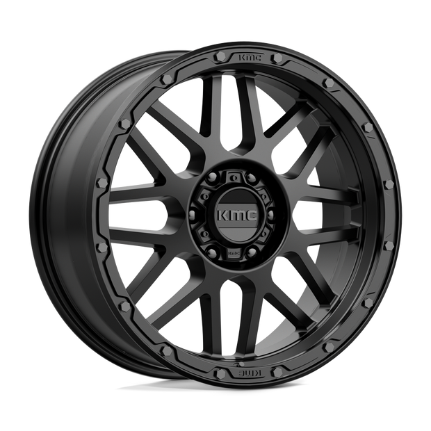 KMC Wheels KM535 Grenade Off-road 20x9 Matte Black 18mm ET 66.06mm CB 6x114.3