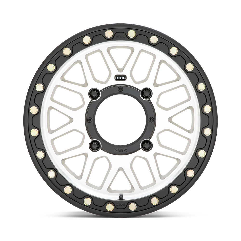 KMC Wheels KS235 Grenade Beadlock 15x6 Machined 38mm ET 112.1mm CB 4x137