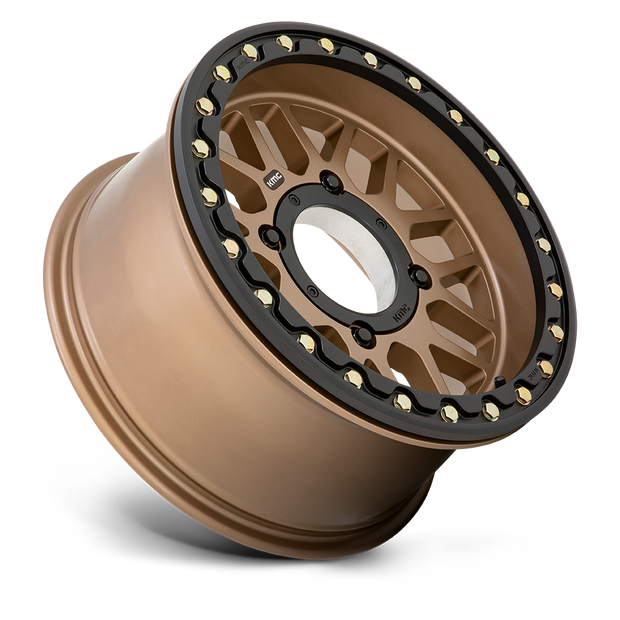 KMC Wheels KS235 Grenade Beadlock 15x7 Satin Bronze 10mm ET 112.1mm CB 4x137