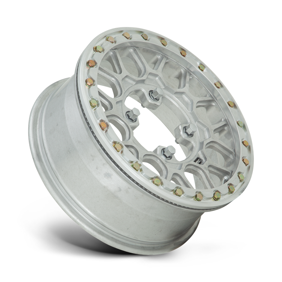 KMC Wheels KS435 Grenade Beadlock Forged 15x6 Raw Finish 38mm ET 112mm CB 4x137