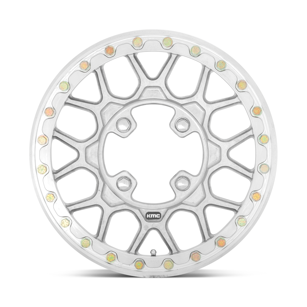 KMC Wheels KS435 Grenade Beadlock Forged 15x6 Raw Finish 38mm ET 112mm CB 4x137