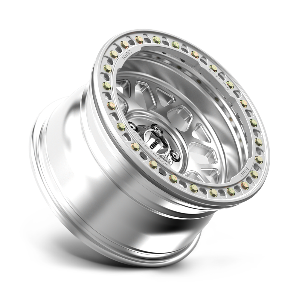 KMC Wheels KM235 Grenade Crawl Beadlock 17x8.5 Machined 0mm ET 108mm CB 6x165.1