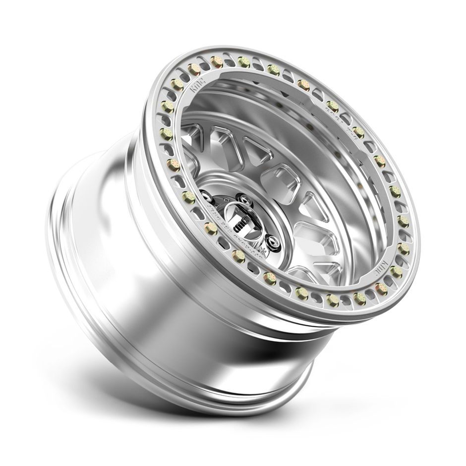 KMC Wheels KM235 Grenade Crawl Beadlock 17x8.5 Machined 0mm ET 108mm CB 6x165.1