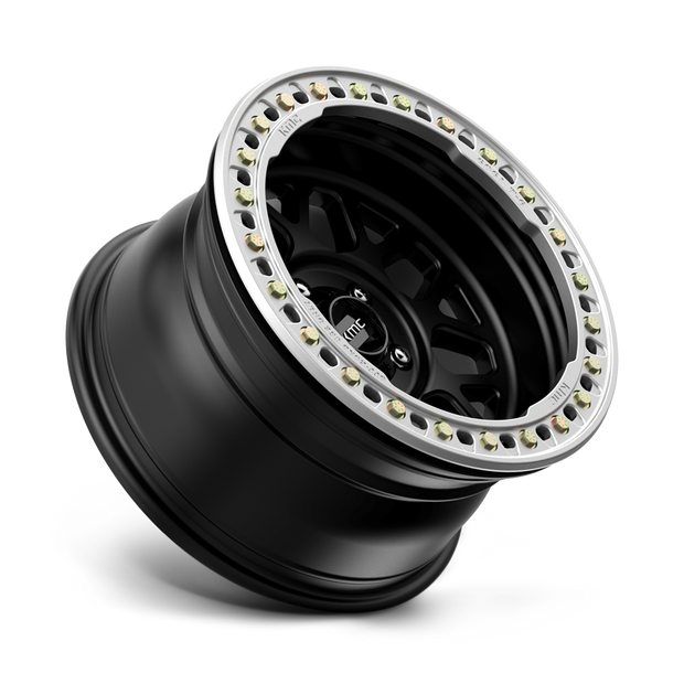 KMC Wheels KM235 Grenade Crawl Beadlock 17x8.5 Satin Black 0mm ET 108mm CB 6x165.1