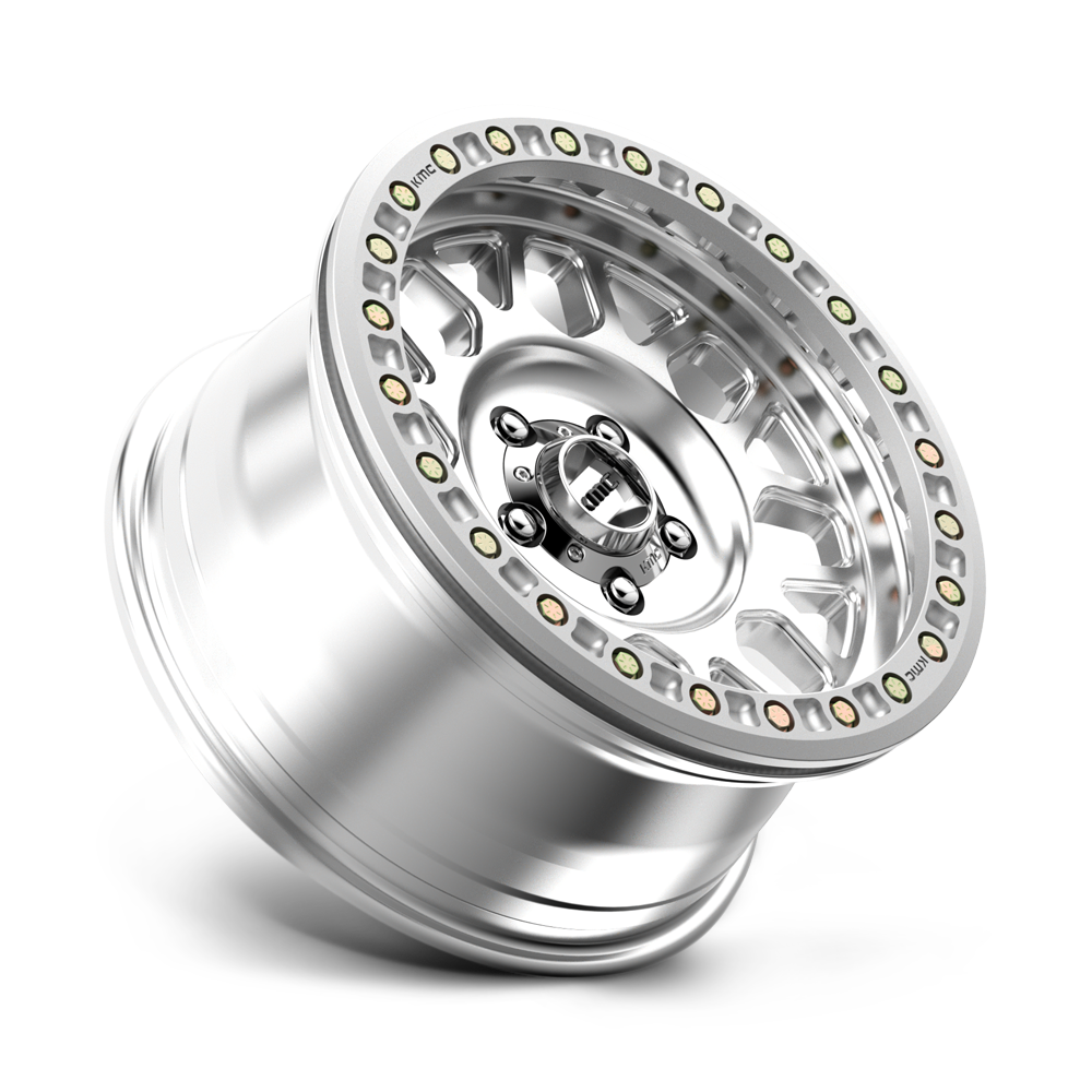 KMC Wheels KM234 Grenade Desert Beadlock 17x8.5 Machined 0mm ET 108mm CB 6x165.1