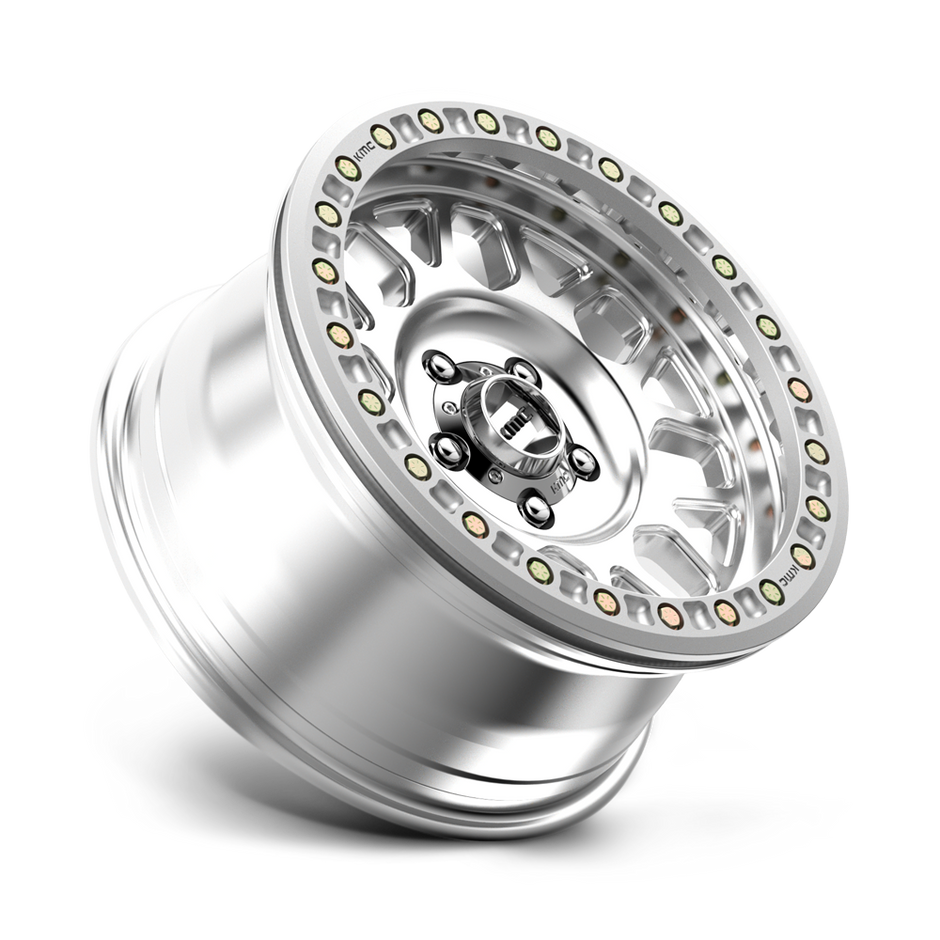 KMC Wheels KM234 Grenade Desert Beadlock 17x8.5 Machined 0mm ET 108mm CB 6x165.1
