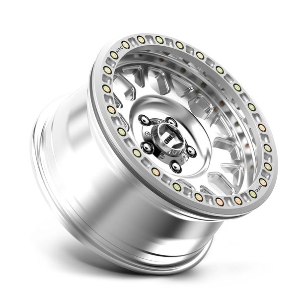 KMC Wheels KM234 Grenade Desert Beadlock 17x8.5 Machined 0mm ET 108mm CB 6x165.1