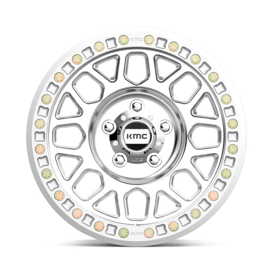 KMC Wheels KM234 Grenade Desert Beadlock 17x8.5 Machined 0mm ET 108mm CB 6x165.1