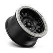 KMC Wheels KM234 Grenade Desert Beadlock 17x8.5 Satin Black 0mm ET 108mm CB 6x165.1