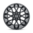 Black Rhino Hard Alloys Grimlock 20x11.5 Gloss Black & Milled -44mm ET 71.5mm CB 5x127