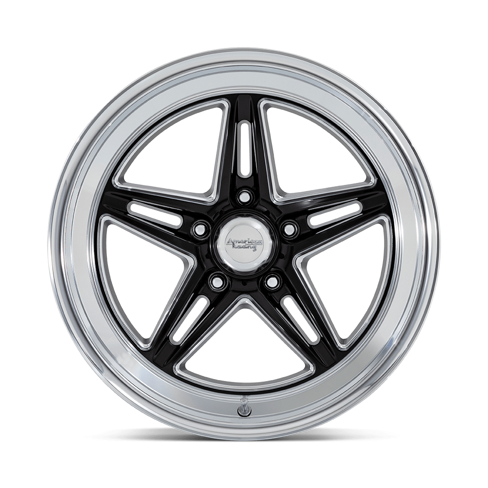 American Racing VN516 G-Force 18x9 Gloss Black w/Diamond Cut Lip 6mm ET 72.56mm CB 5x120.65