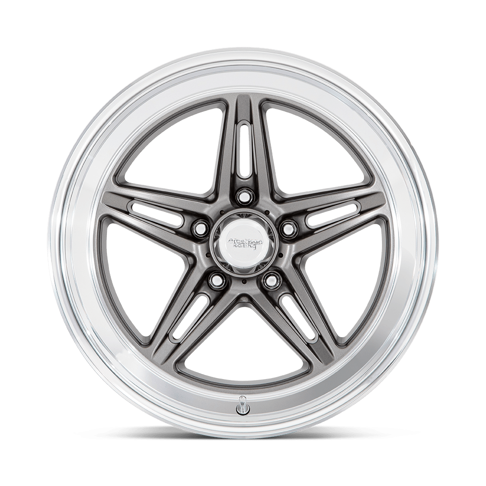 American Racing VN516 G-Force 18x8 Matte Anthracite w/Diamond Cut Lip 0mm ET 73.1mm CB 5x114.3