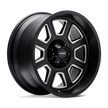 Pro Comp Alloys PA064 Gunner 20x10 Satin Black Milled -18mm ET 124.2mm CB 8x180