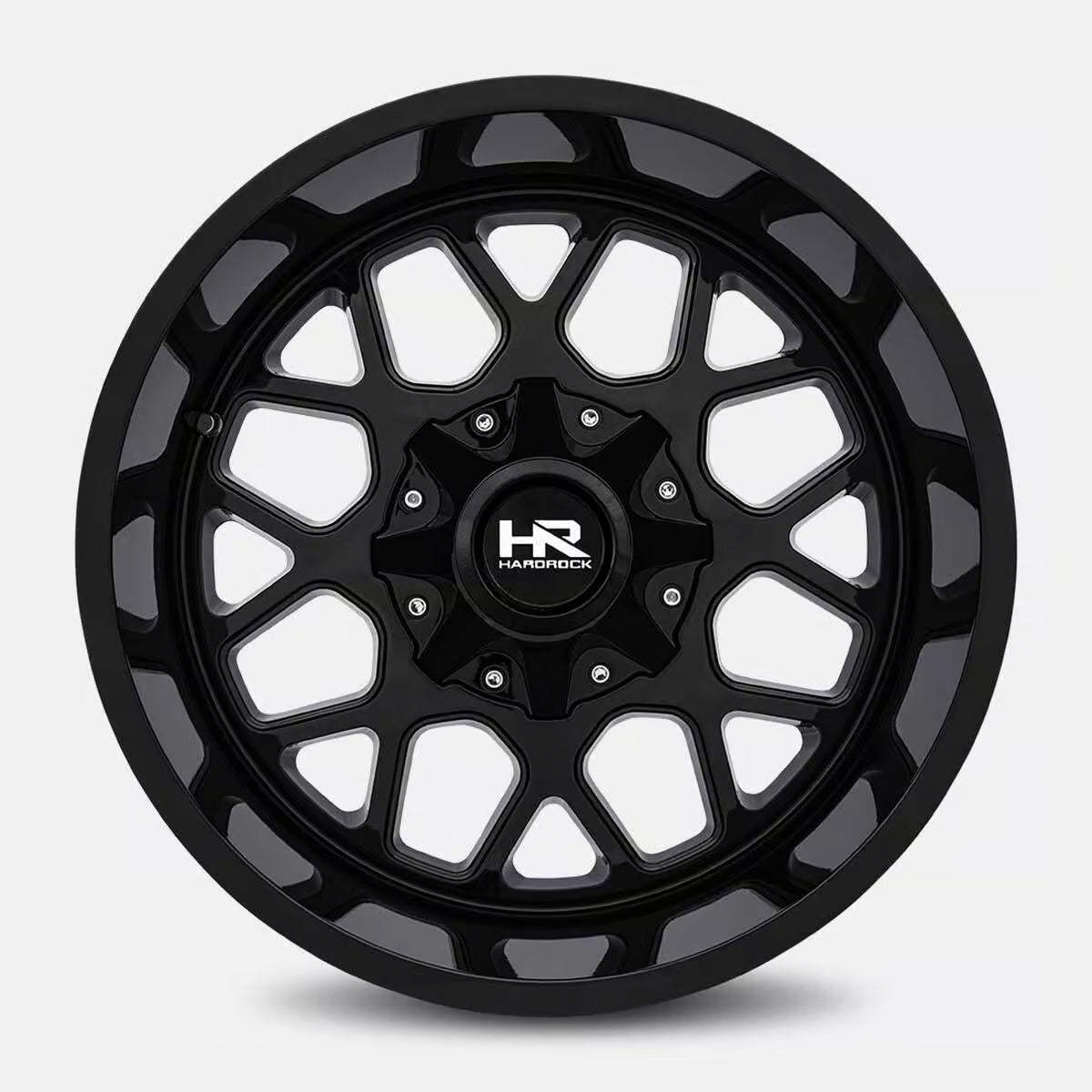 Hardrock Offroad Gunner 20x10 Gloss Black -19mm ET 108mm CB 6x135/6x139.7 wheel