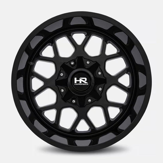 Hardrock Offroad Gunner 20x10 Gloss Black -19mm ET 108mm CB 6x135/6x139.7 wheel