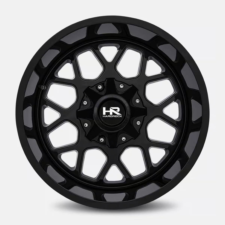 Hardrock Offroad Gunner 20x12 Gloss Black -44mm ET 108mm CB 6x135/6x139.7 wheel
