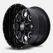 Hardrock Offroad Gunner 20x12 Gloss Black Milled -44mm ET 108mm CB 6x135/6x139.7 wheel