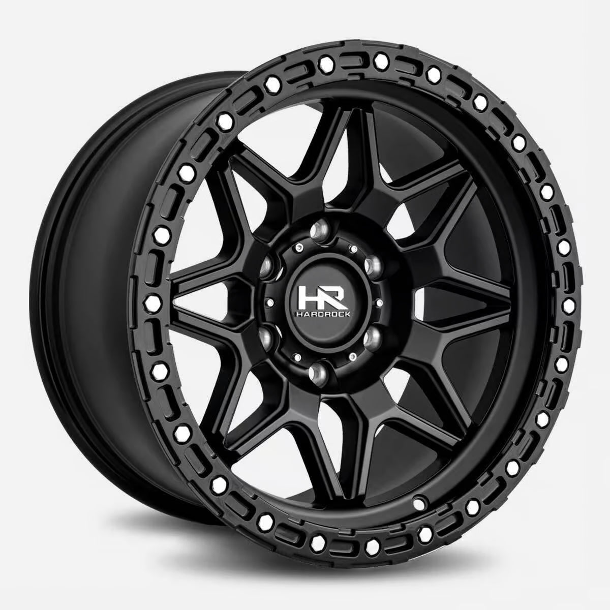 Hardrock Offroad H105 17x9 Matte Black-Black B/L wheel