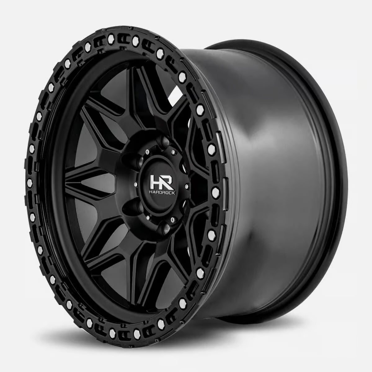 Hardrock Offroad H105 17x9 Matte Black-Black B/L wheel
