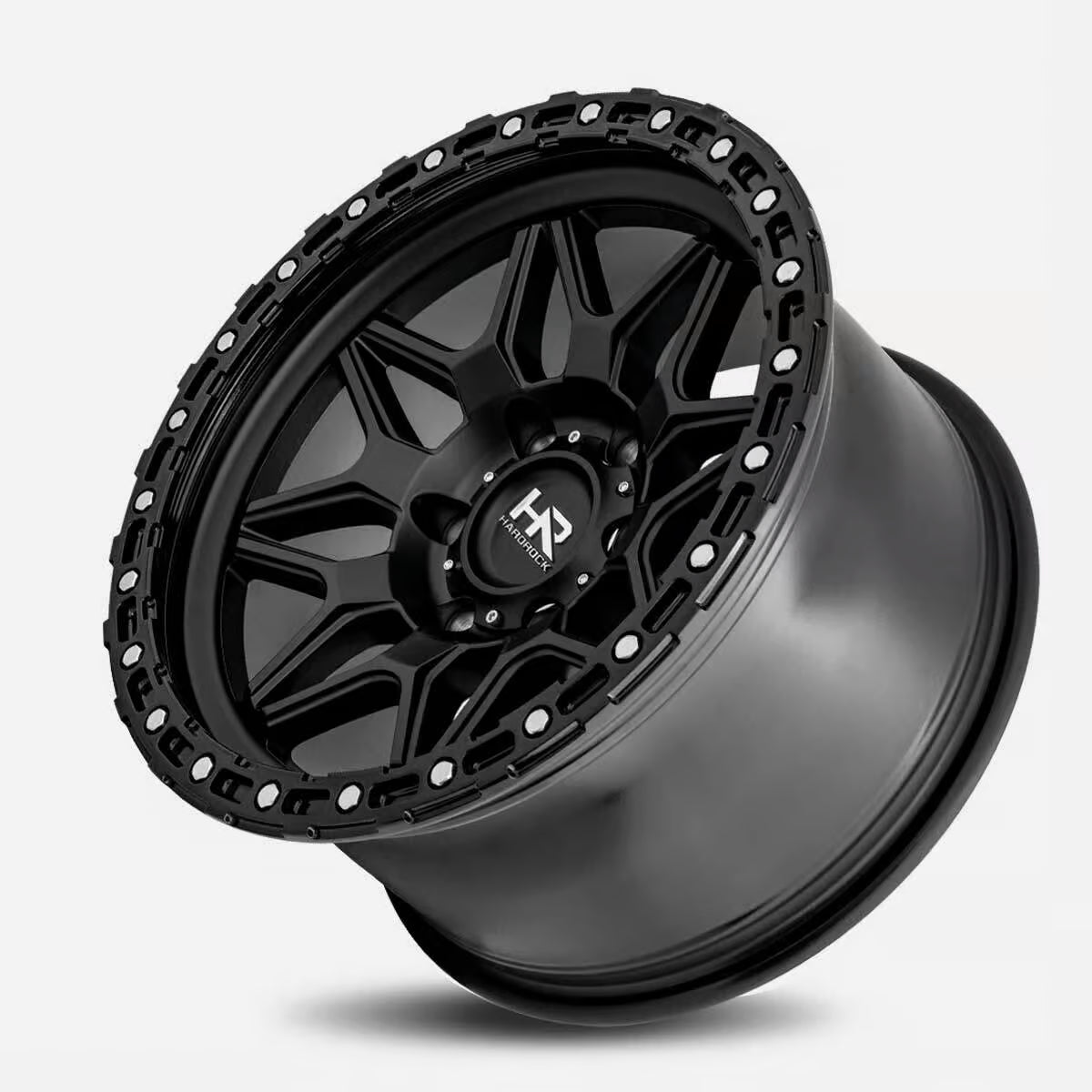 Hardrock Offroad H105 17x9 Matte Black-Black B/L -12mm ET 87.1mm CB 6x135 wheel