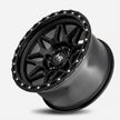Hardrock Offroad H105 17x9 Matte Black-Black B/L wheel