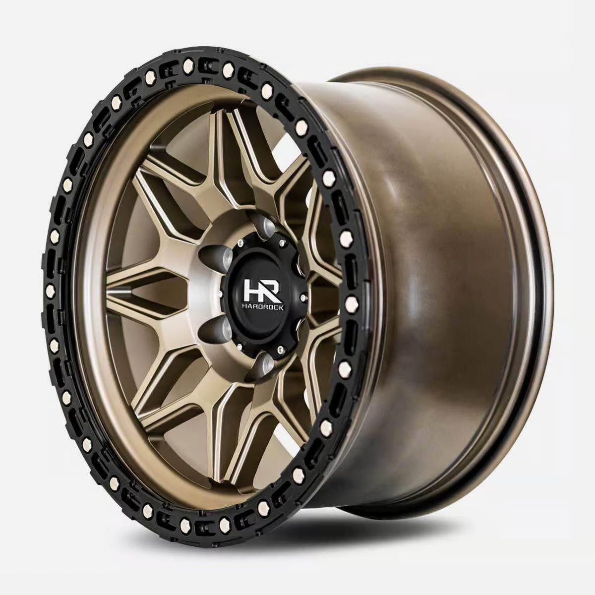 Hardrock Offroad H105 20x10 Matte Bronze-Black B/L -19mm ET 110.3mm CB 5x150 wheel