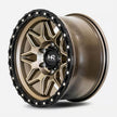 Hardrock Offroad H105 17x9 Matte Bronze-Black B/L -12mm ET 108mm CB 6x139.7 wheel