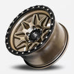 Hardrock Offroad H105 17x9 Matte Bronze-Black B/L wheel