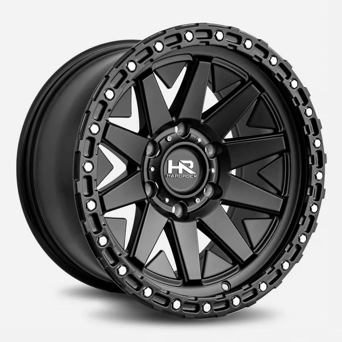 Hardrock Offroad H106 17x9 Matte Black-Black B/L -12mm ET 87.1mm CB 6x135 wheel