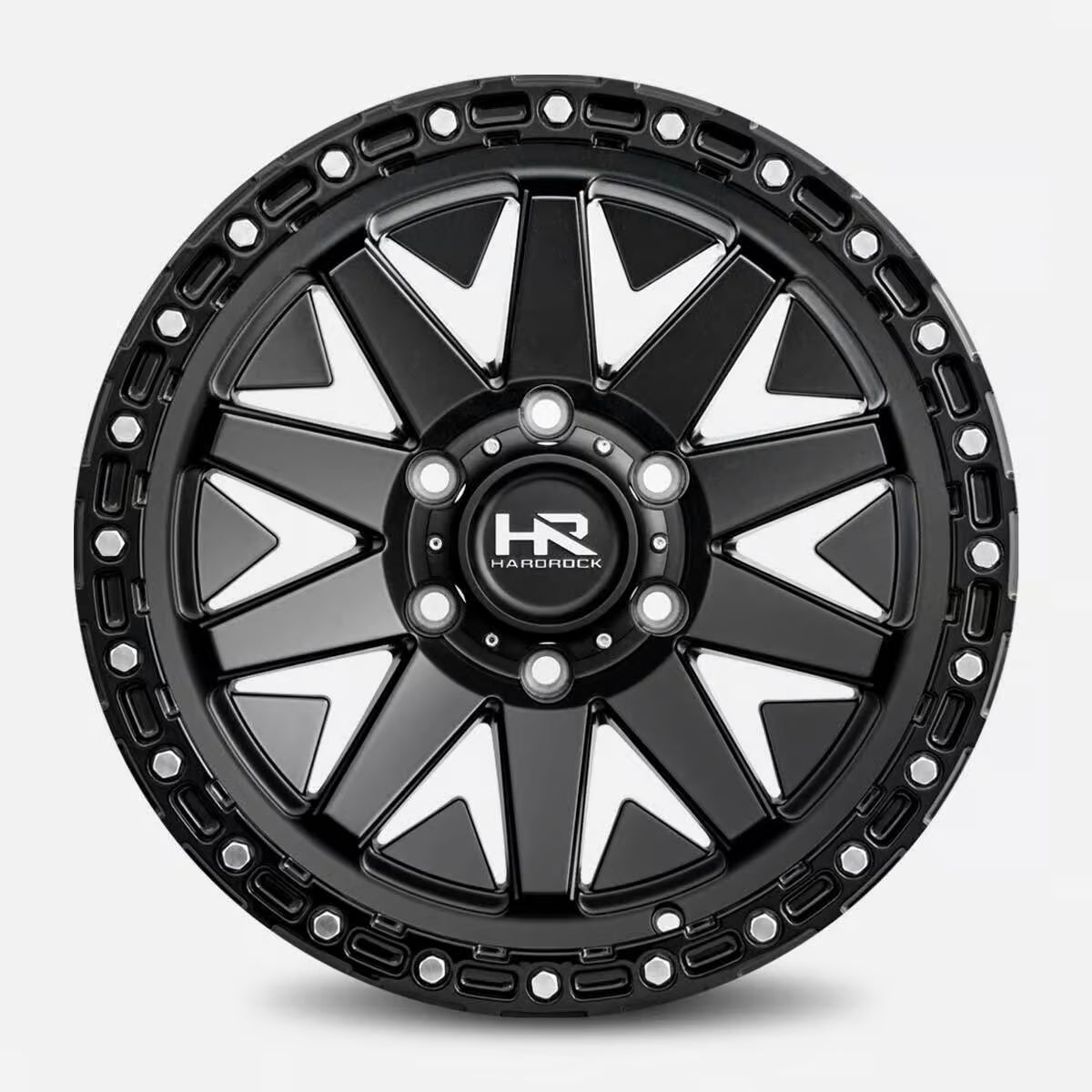Hardrock Offroad H106 17x9 Matte Black-Black B/L wheel