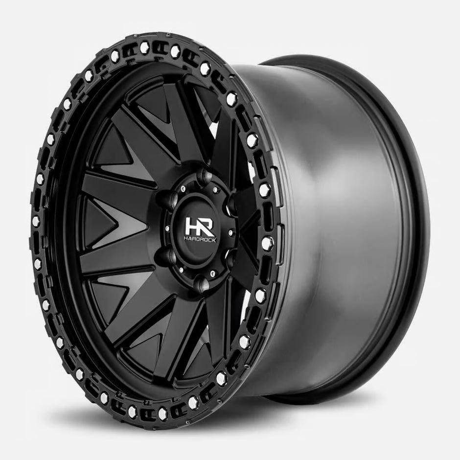 Hardrock Offroad H106 17x9 Matte Black-Black B/L -12mm ET 108mm CB 6x139.7 wheel