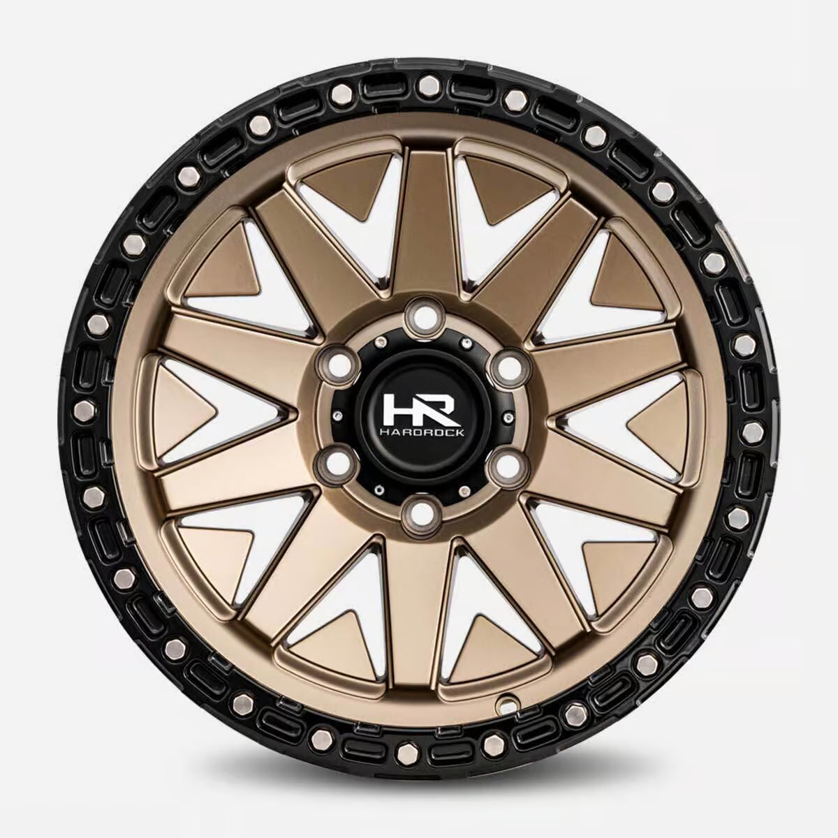 Hardrock Offroad H106 17x9 Matte Bronze-Black B/L -12mm ET 78.1mm CB 5x127 wheel