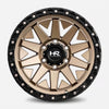 Hardrock Offroad H106 17x9 Matte Bronze-Black B/L -12mm ET 108mm CB 6x139.7 wheel