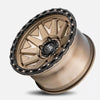 Hardrock Offroad H106 17x9 Matte Bronze-Black B/L -12mm ET 108mm CB 6x139.7 wheel