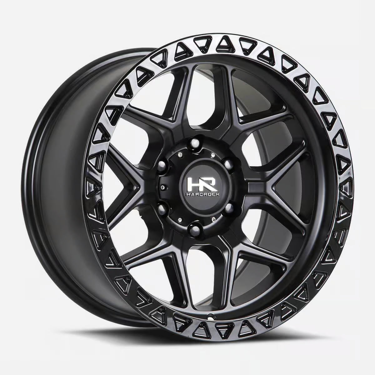 Hardrock Offroad H107 20x10 Matte Black-Black B/L -19mm ET 87mm CB 5x139.7 wheel