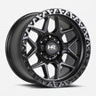 Hardrock Offroad H107 20x10 Matte Black-Black B/L -19mm ET 110.3mm CB 5x150 wheel