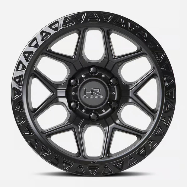 Hardrock Offroad H107 20x10 Matte Black-Black B/L -19mm ET 108mm CB 6x139.7 wheel